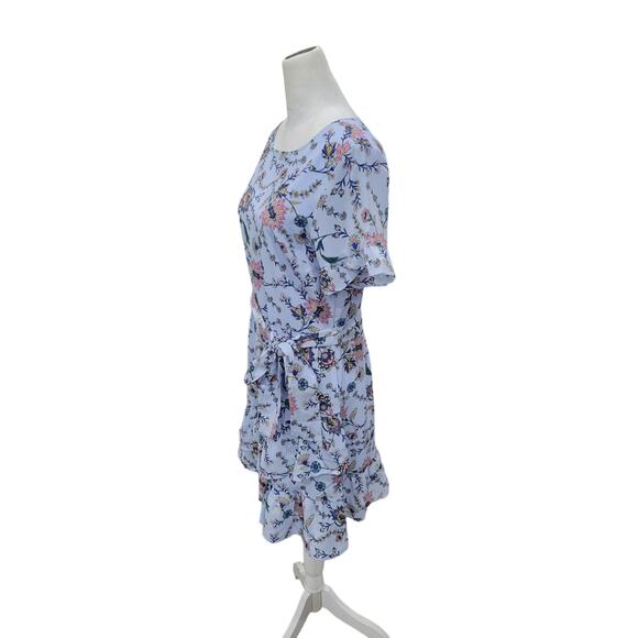 Banana Republic Fit & Flare Floral Dress Size 6 Summer Wedding Frill Ruffle‎ - Picture 4 of 9